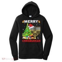 Hanukkah Merry Christmas Chrismukkah Ugly Sweater Women's Hoodie thumb 0