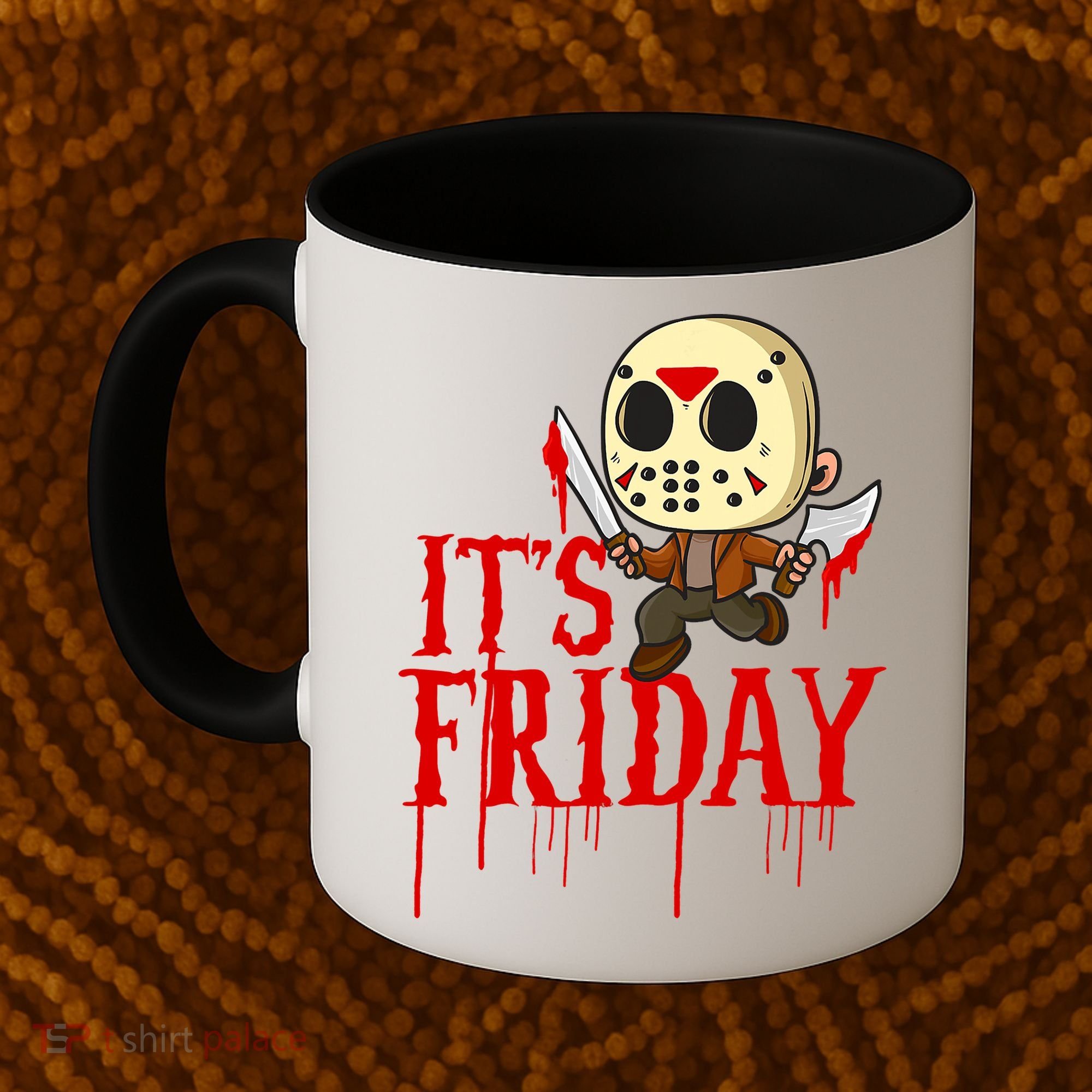 Horror Movie Characters Spooky Friday Halloween Coffee Mug