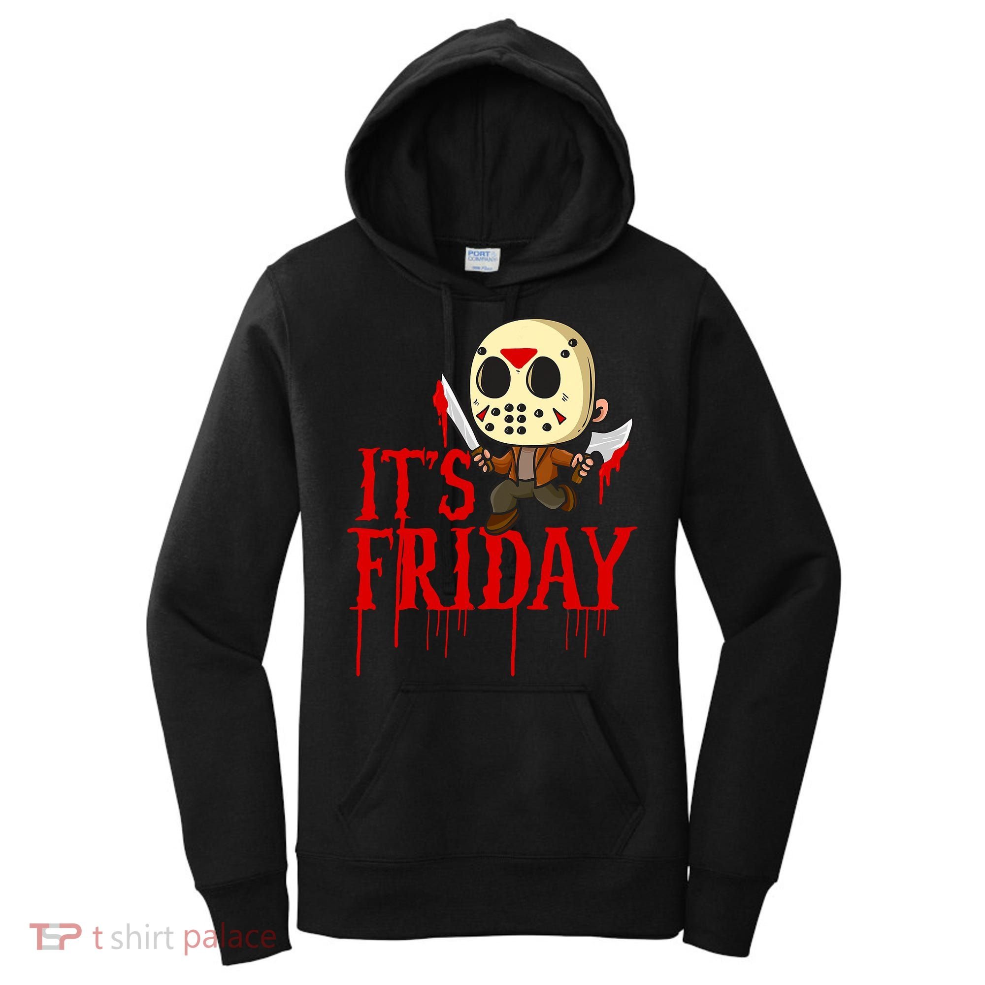 Horror Movie Characters Spooky Friday Halloween Women's Hoodie