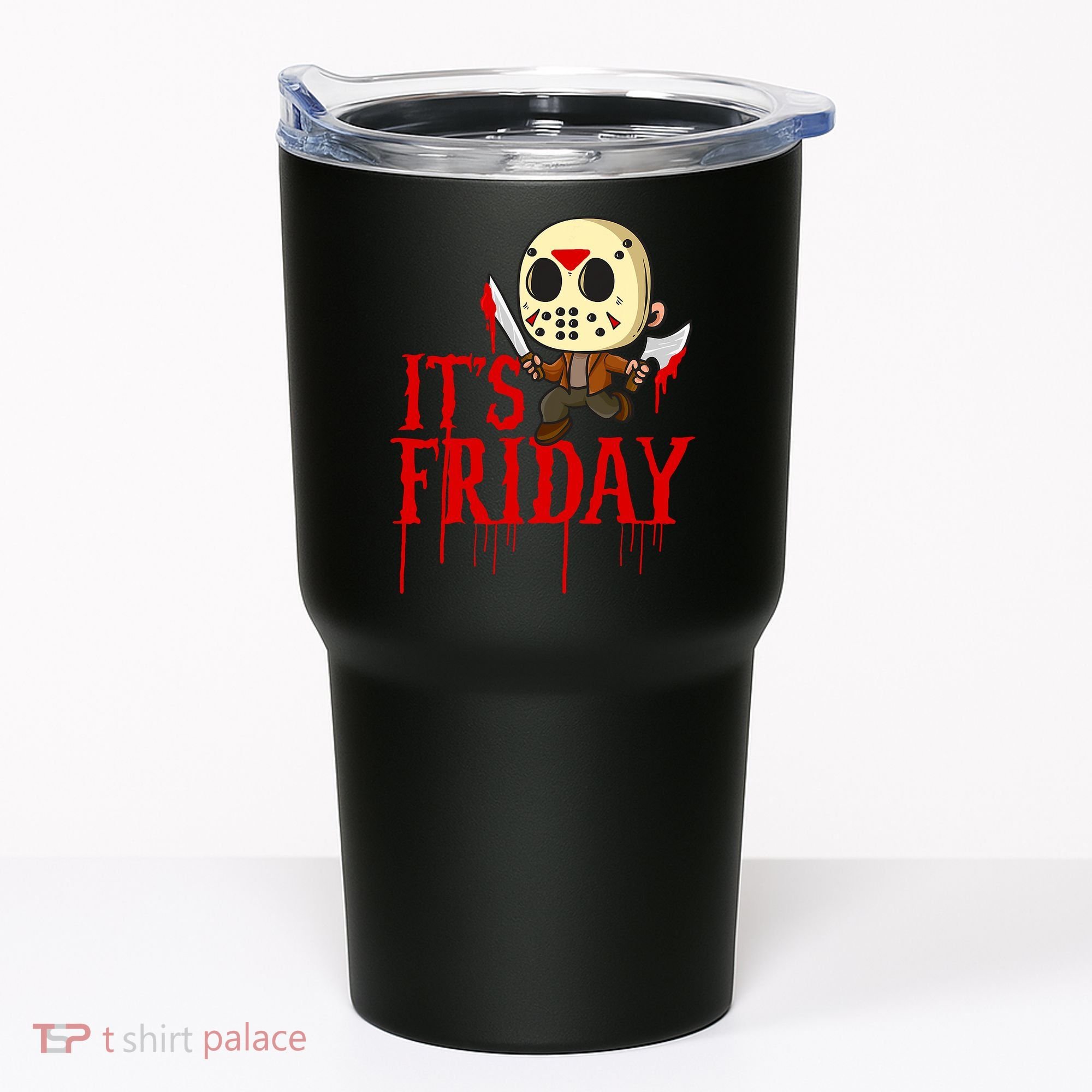 Horror Movie Characters Spooky Friday Halloween Tumbler