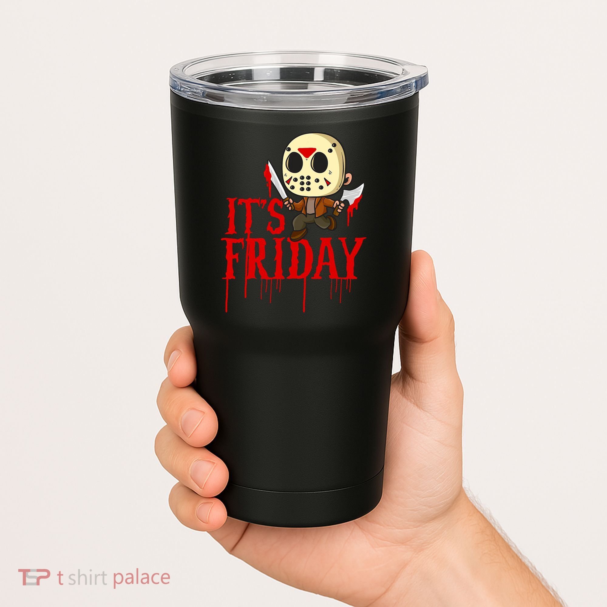 Horror Movie Characters Spooky Friday Halloween Tumbler