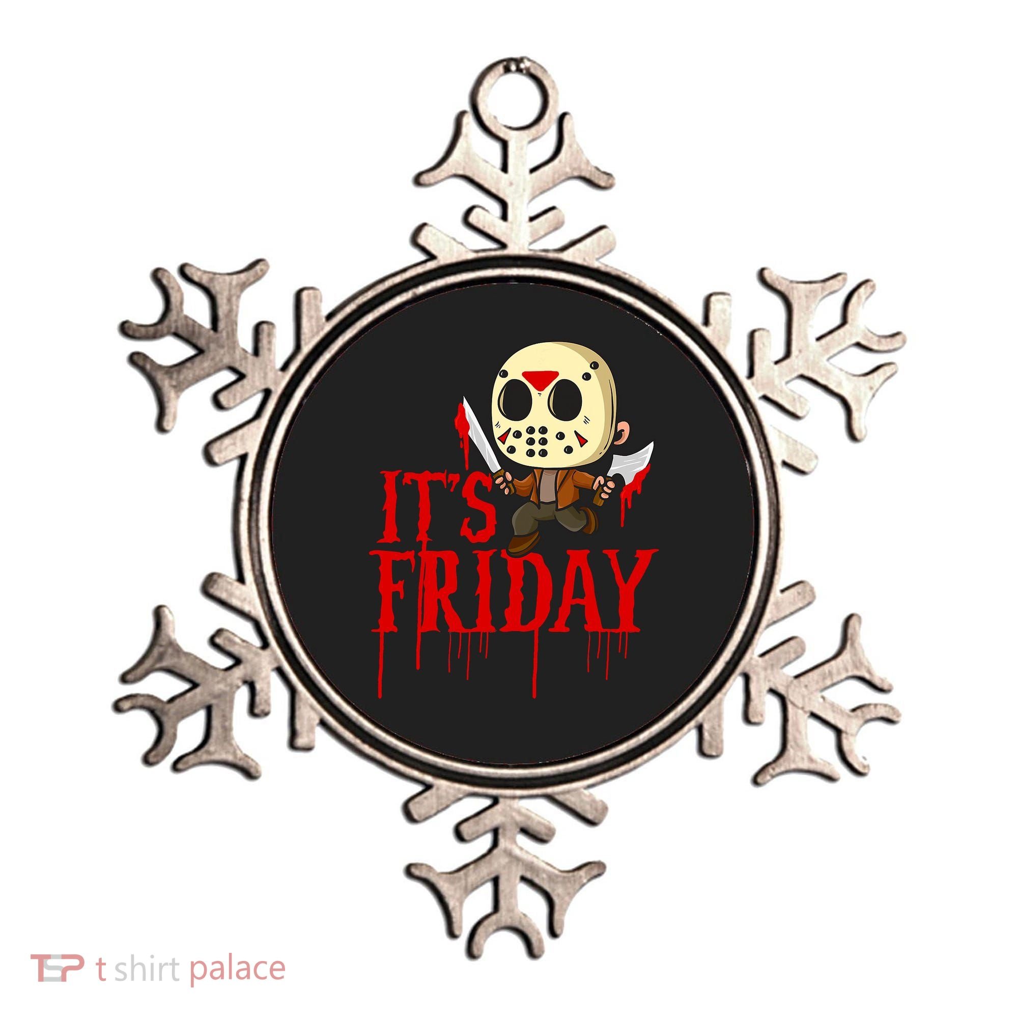 Horror Movie Characters Spooky Friday Halloween Ornament