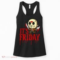 Horror Movie Characters Spooky Friday Halloween Women's Tank Top thumb 0