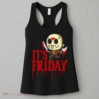 Horror Movie Characters Spooky Friday Halloween Women's Tank Top thumb 3