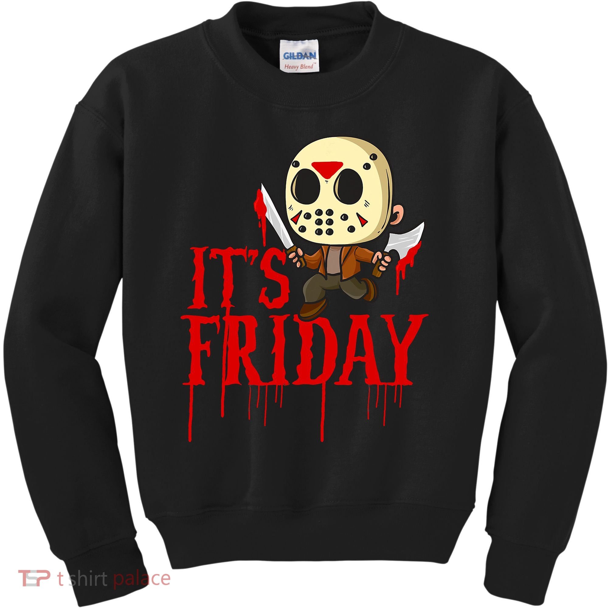 Horror Movie Characters Spooky Friday Halloween Kids Sweatshirt