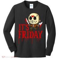 Horror Movie Characters Spooky Friday Halloween Kids Long Sleeve Shirt thumb 0