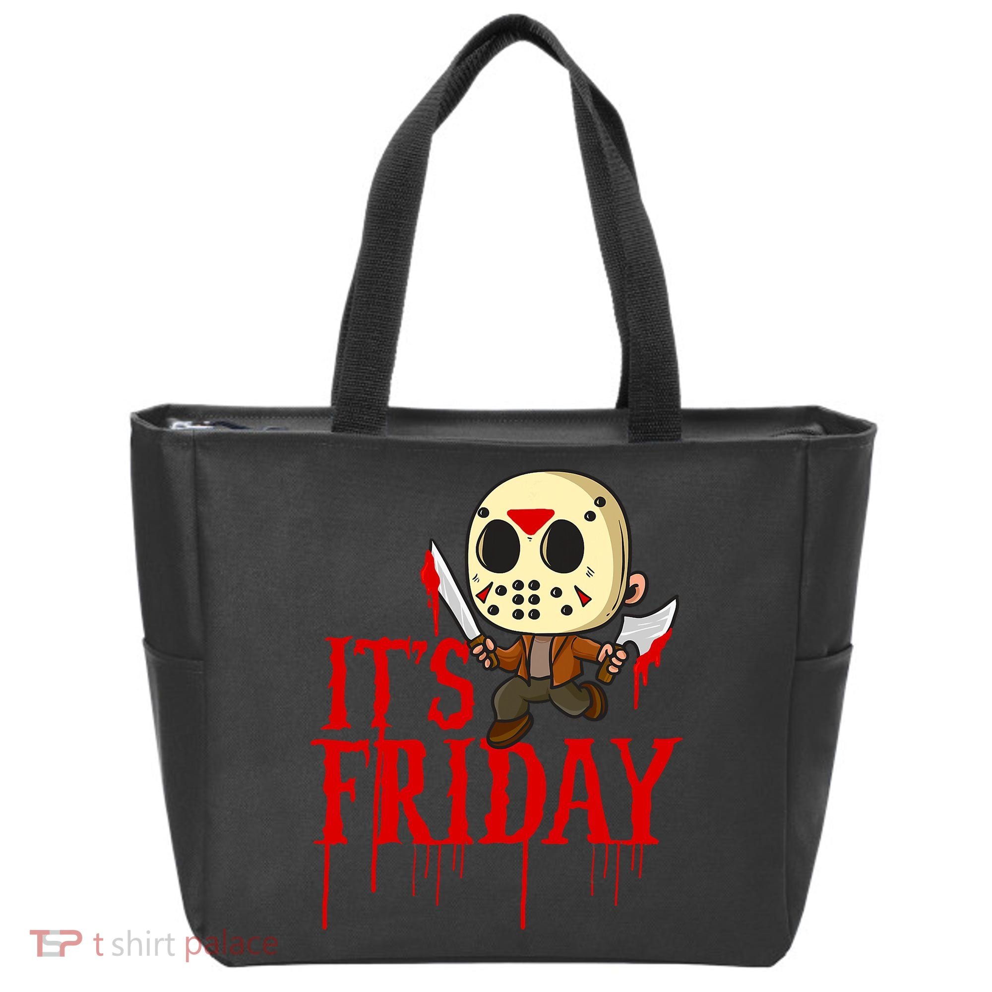 Horror Movie Characters Spooky Friday Halloween Tote Bag