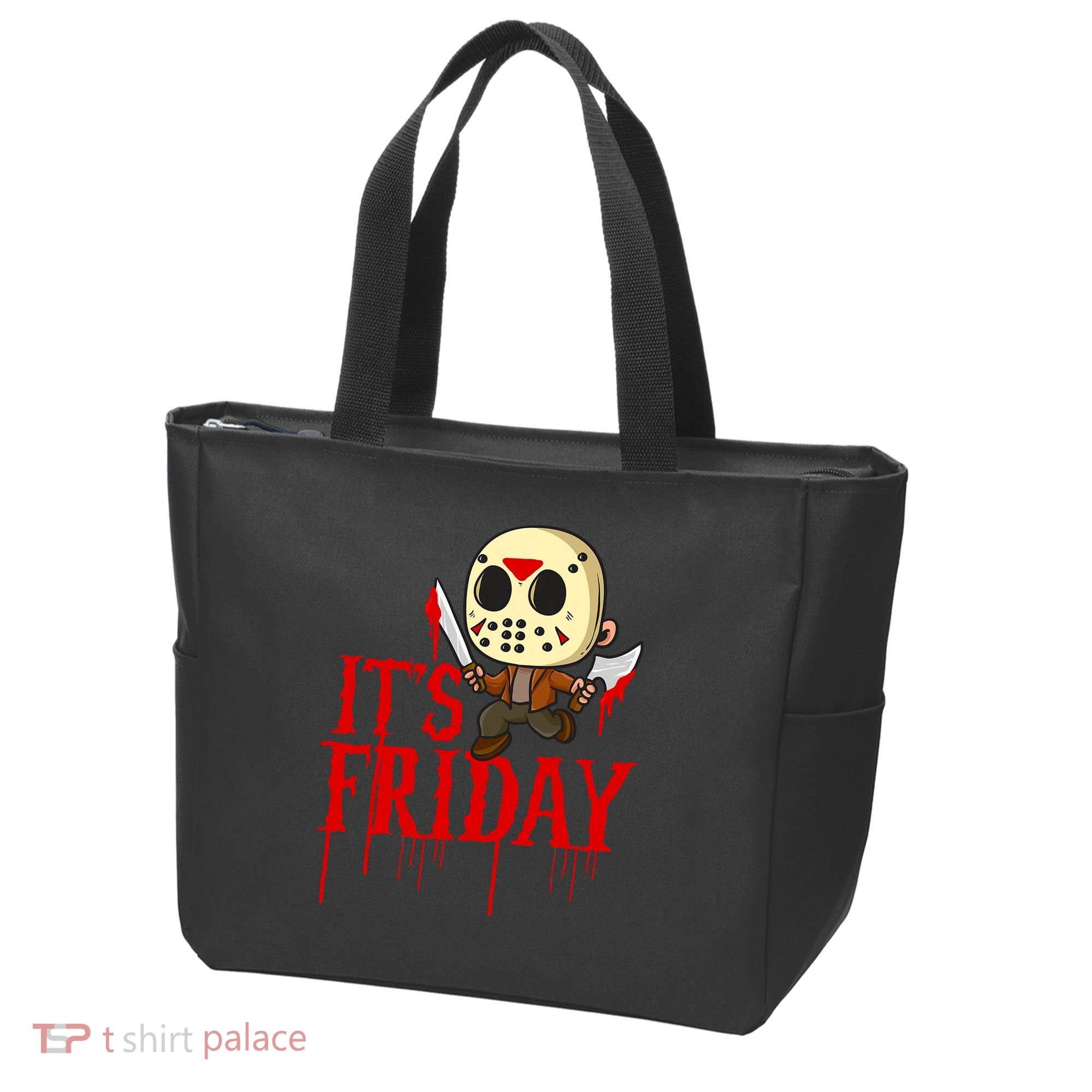 Horror Movie Characters Spooky Friday Halloween Tote Bag