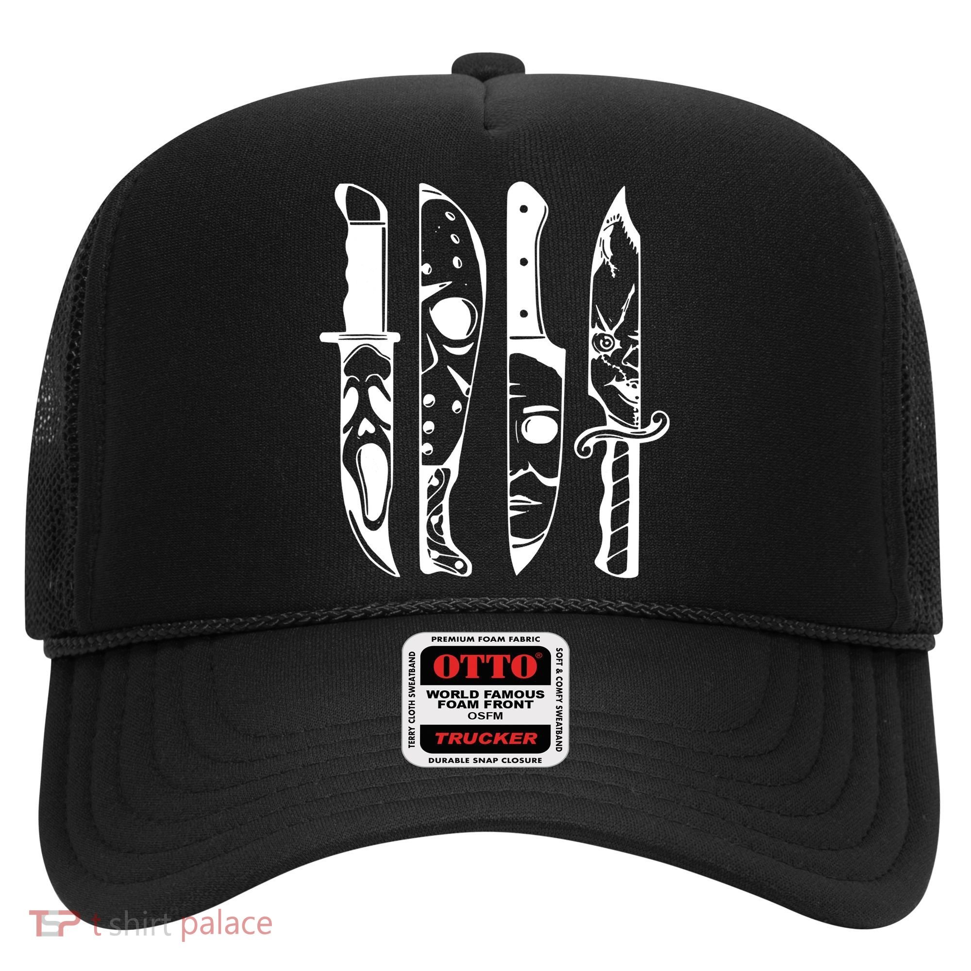 Horror Movie Characters In Knives Halloween Hat