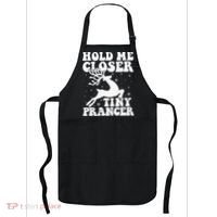 Hold me closer tiny prancer Deer Ugly Christmas Sweater Apron thumb 0