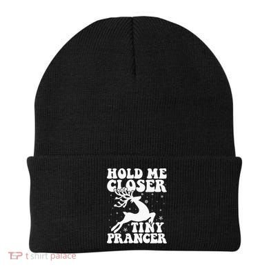 Hold me closer tiny prancer Deer Ugly Christmas Sweater Beanie