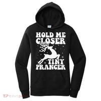 Hold me closer tiny prancer Deer Ugly Christmas Sweater Women's Hoodie thumb 0
