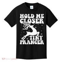 Hold me closer tiny prancer Deer Ugly Christmas Sweater Kids T-Shirt thumb 0