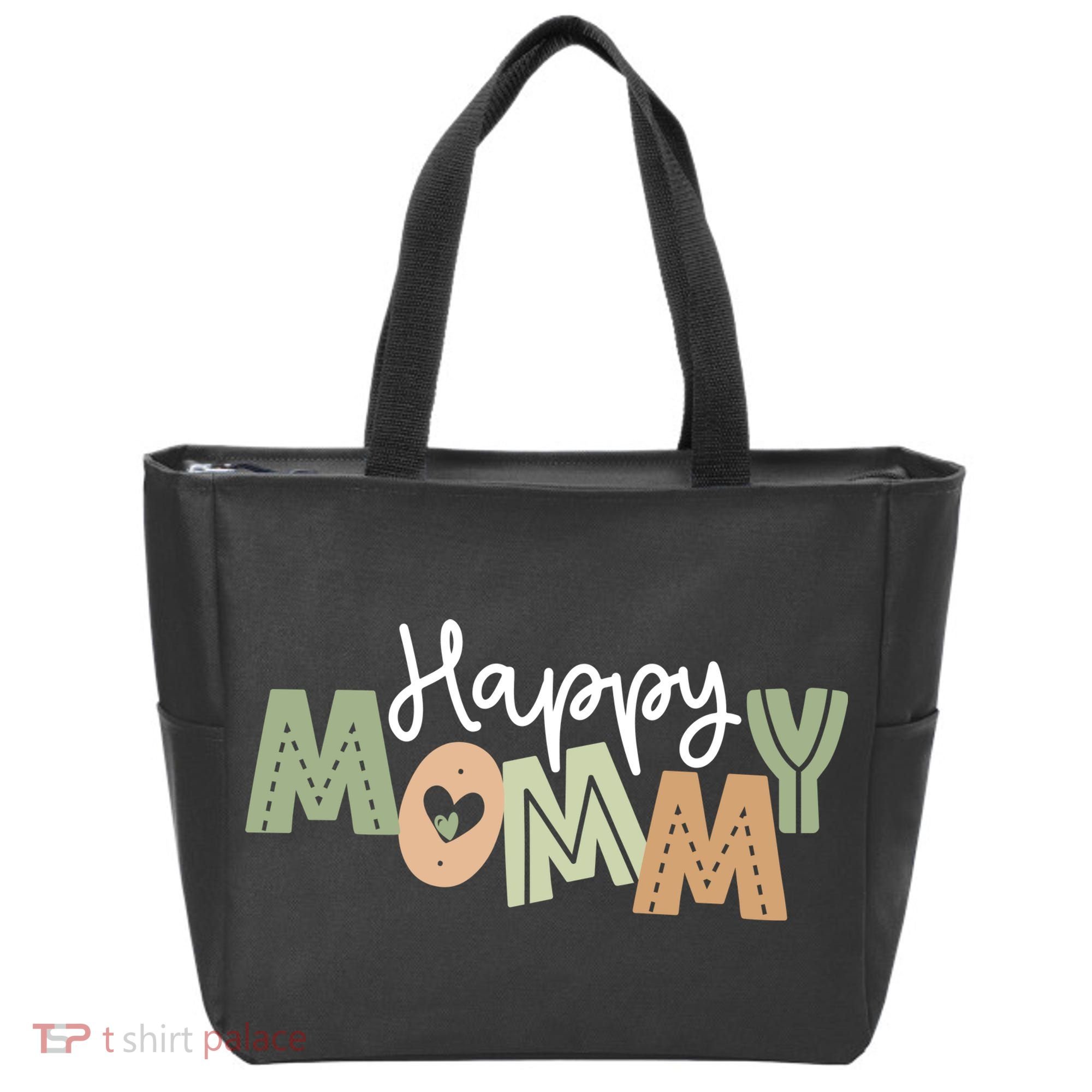 Happy Mommy Cute Mom Gift Tote Bag