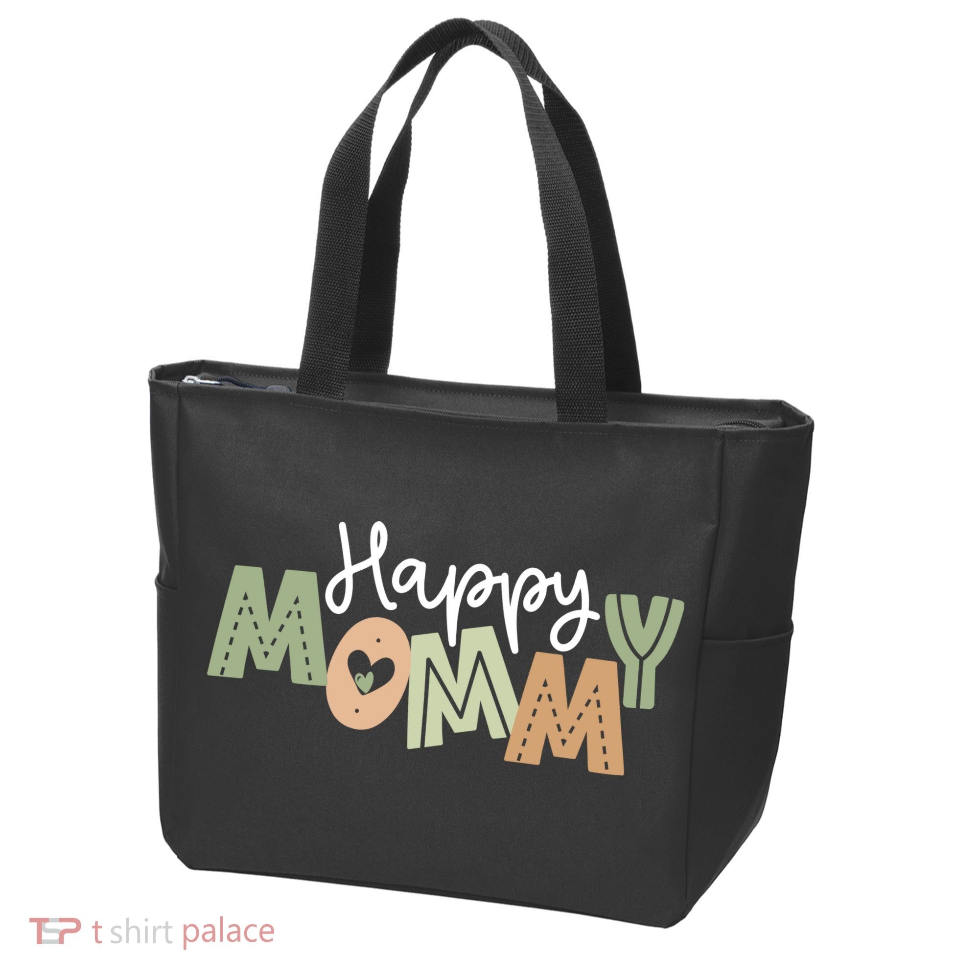 Happy Mommy Cute Mom Gift Tote Bag