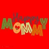 Happy Mommy Cute Mom Gift Santa Hat thumb 1