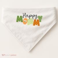 Happy Mommy Cute Mom Gift USA-Made Doggie Bandana thumb 0