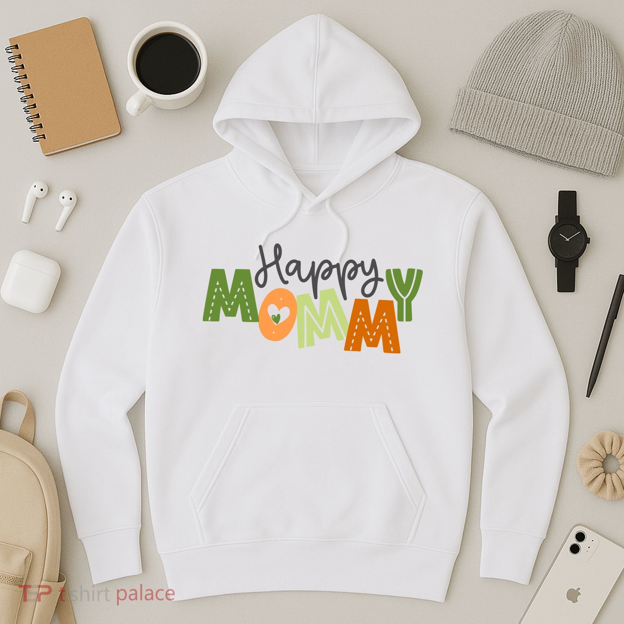 Happy Mommy Cute Mom Gift Hoodie