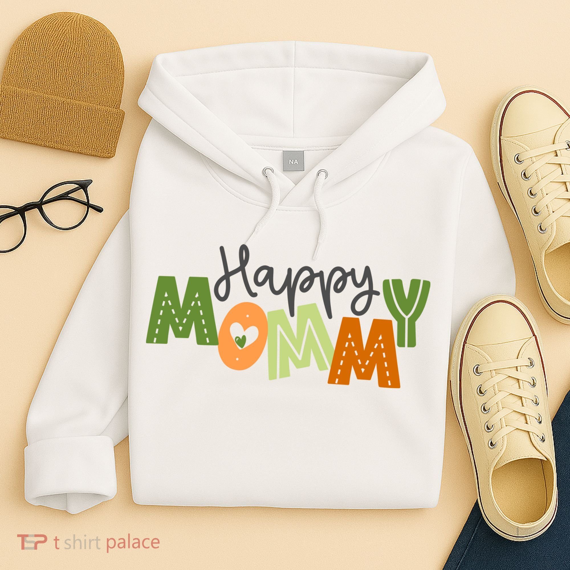 Happy Mommy Cute Mom Gift Hoodie