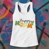 Happy Mommy Cute Mom Gift Women's Tank Top thumb 3