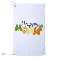 Happy Mommy Cute Mom Gift Golf Towel thumb 0