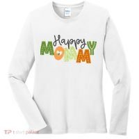 Happy Mommy Cute Mom Gift Women's Long Sleeve Shirt thumb 0
