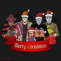 Horror Merry Christmas Halloween Friends Funny Costume Baby Long Sleeve Bodysuit thumb 2