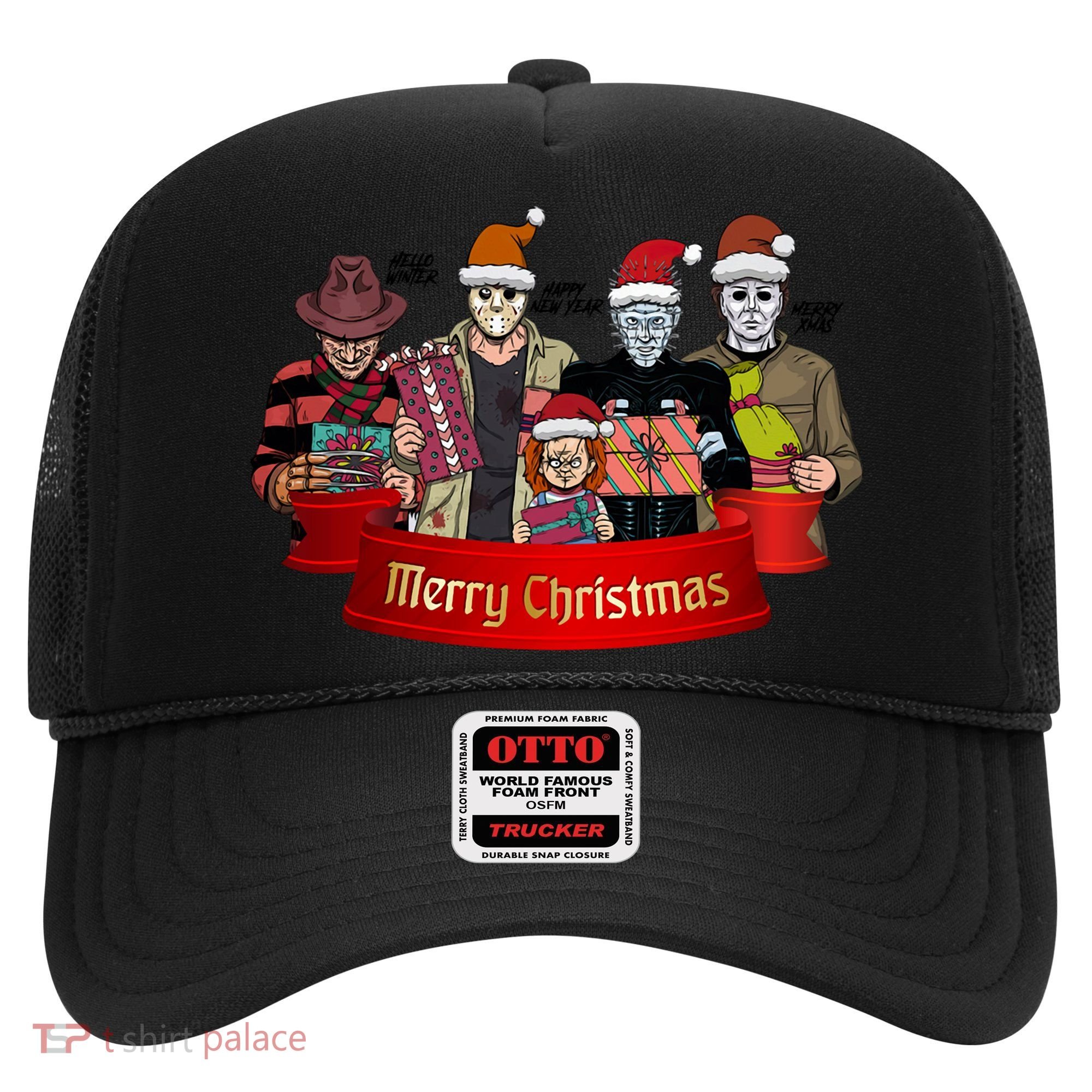 Horror Merry Christmas Halloween Friends Funny Costume Hat