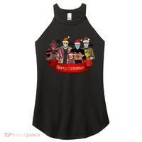 Horror Merry Christmas Halloween Friends Funny Costume Women's Perfect Tri Rocker Tank thumb 0