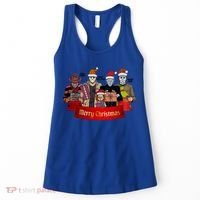 Horror Merry Christmas Halloween Friends Funny Costume Women's Tank Top thumb 0
