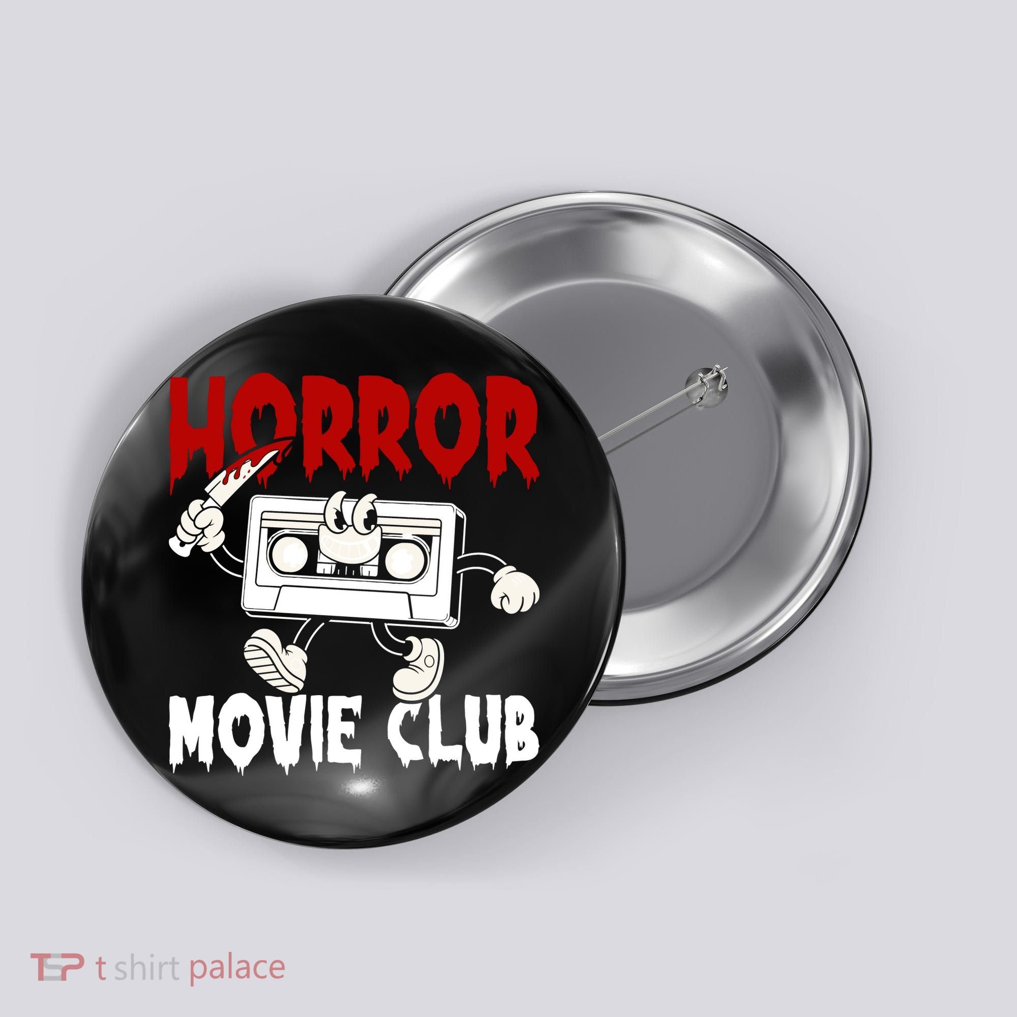 Horror Movie Club Button