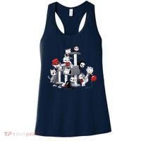 Horror Movies Cat Funny Halloween Women's Tank Top thumb 0