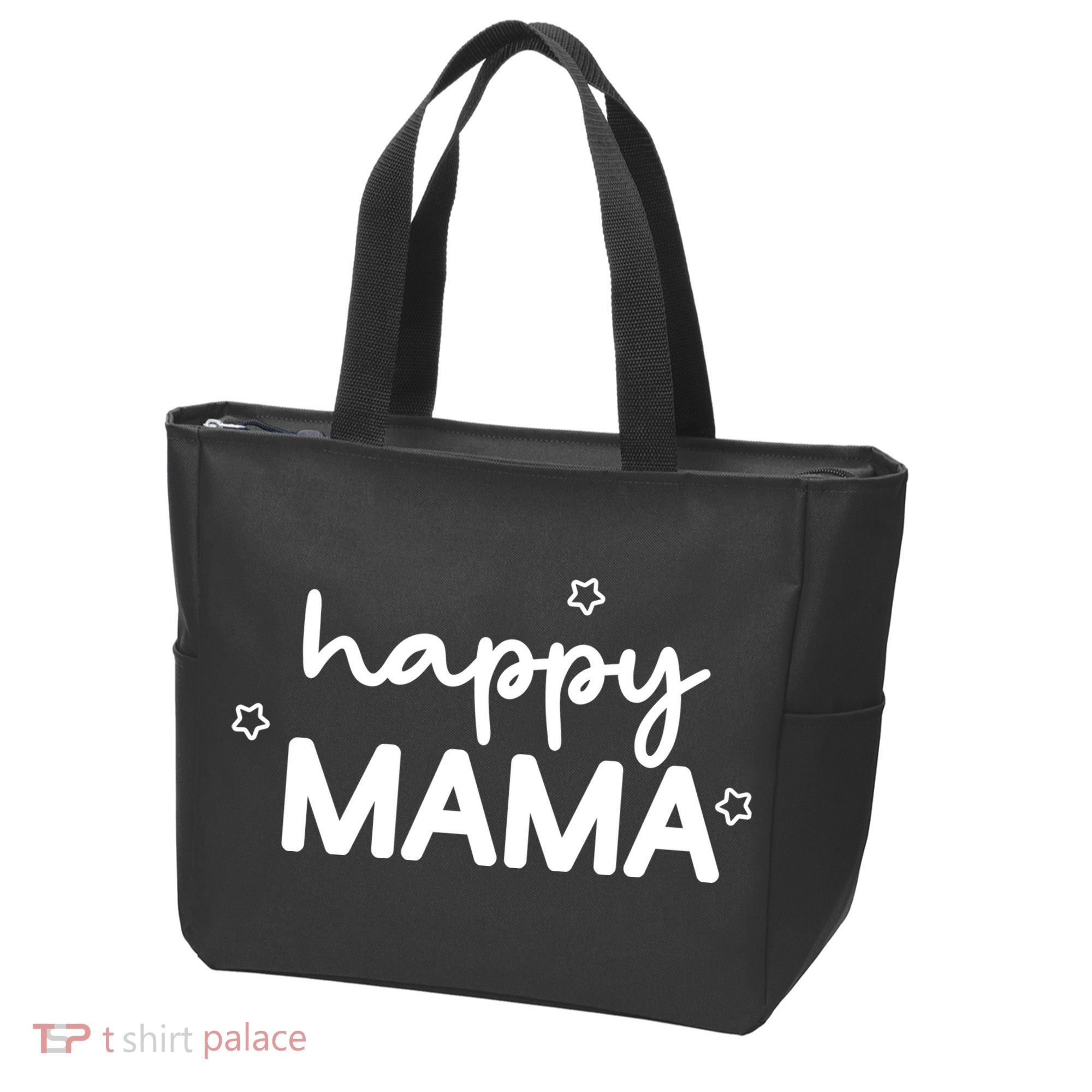 Happy Mama Cute Mom Gift Tote Bag