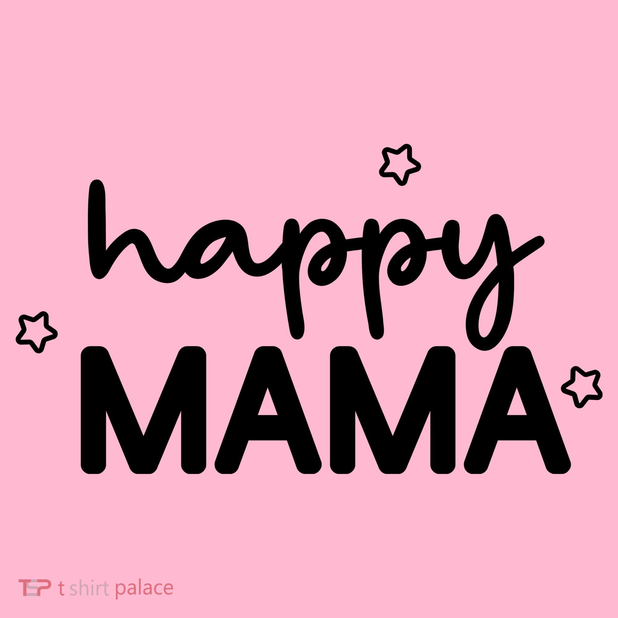 Happy Mama Cute Mom Gift Long Sleeve Shirt