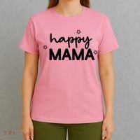 Happy Mama Cute Mom Gift T-Shirt thumb 4