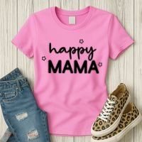 Happy Mama Cute Mom Gift Women's T-Shirt thumb 3