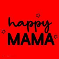 Happy Mama Cute Mom Gift Santa Hat thumb 1