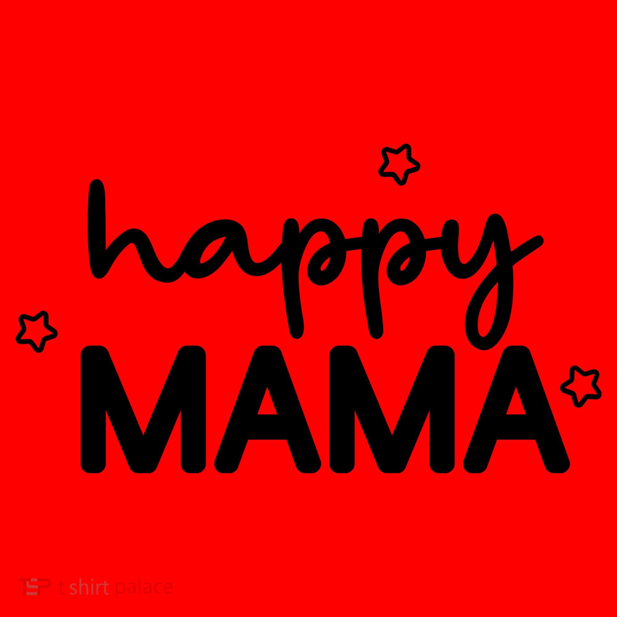 Happy Mama Cute Mom Gift Santa Hat