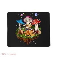 Hippie Mushrooms Camping Psychedelic Forest Fungi Festival Mousepad thumb 0