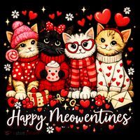 Happy Meowentines Cute Valentine Cat Lovers Coffee Mug thumb 5