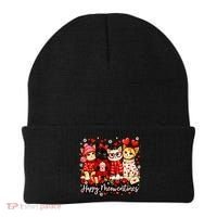 Happy Meowentines Cute Valentine Cat Lovers Beanie thumb 0