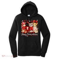 Happy Meowentines Cute Valentine Cat Lovers Women's Hoodie thumb 0