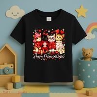 Happy Meowentines Cute Valentine Cat Lovers Toddler T-Shirt thumb 3