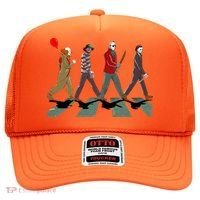 Horror Movie Characters Walking Road Friends Halloween Pennywise Hat thumb 0