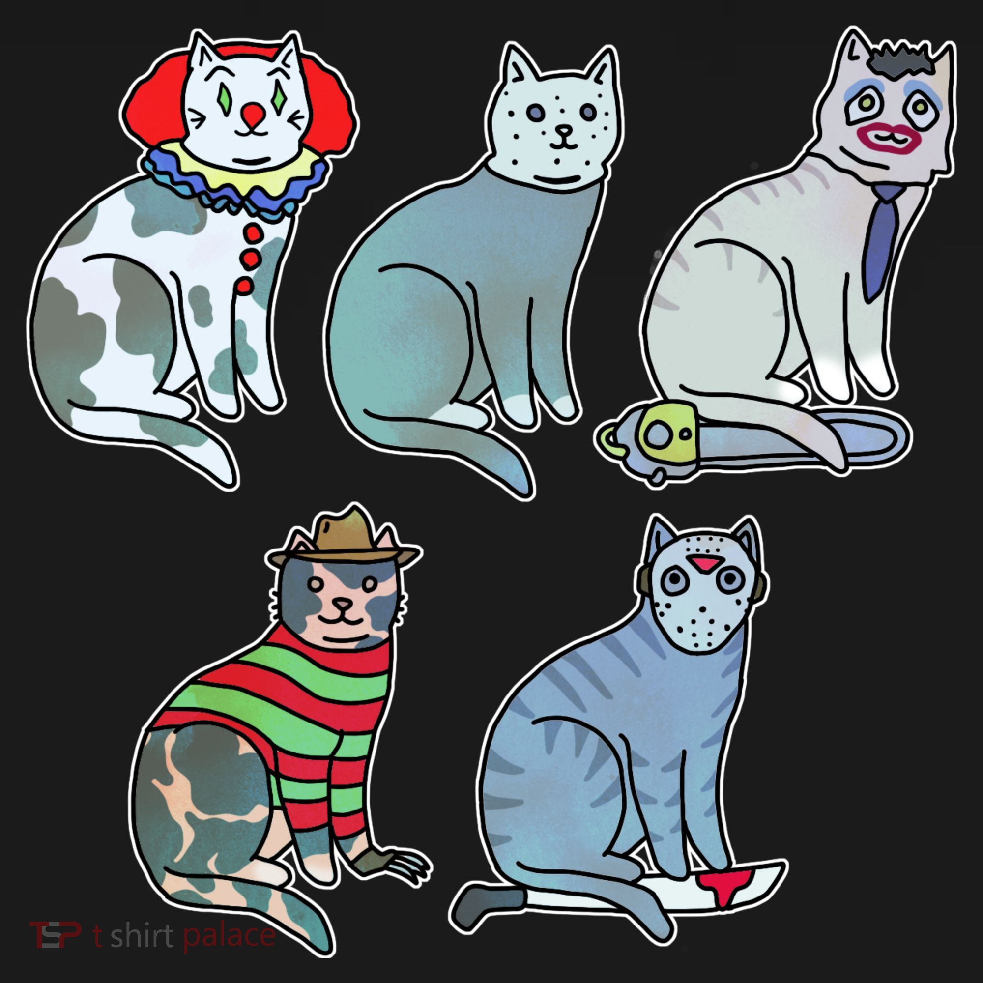 Horror Movie Cats Apron