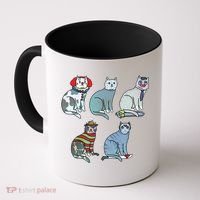 Horror Movie Cats Coffee Mug thumb 0
