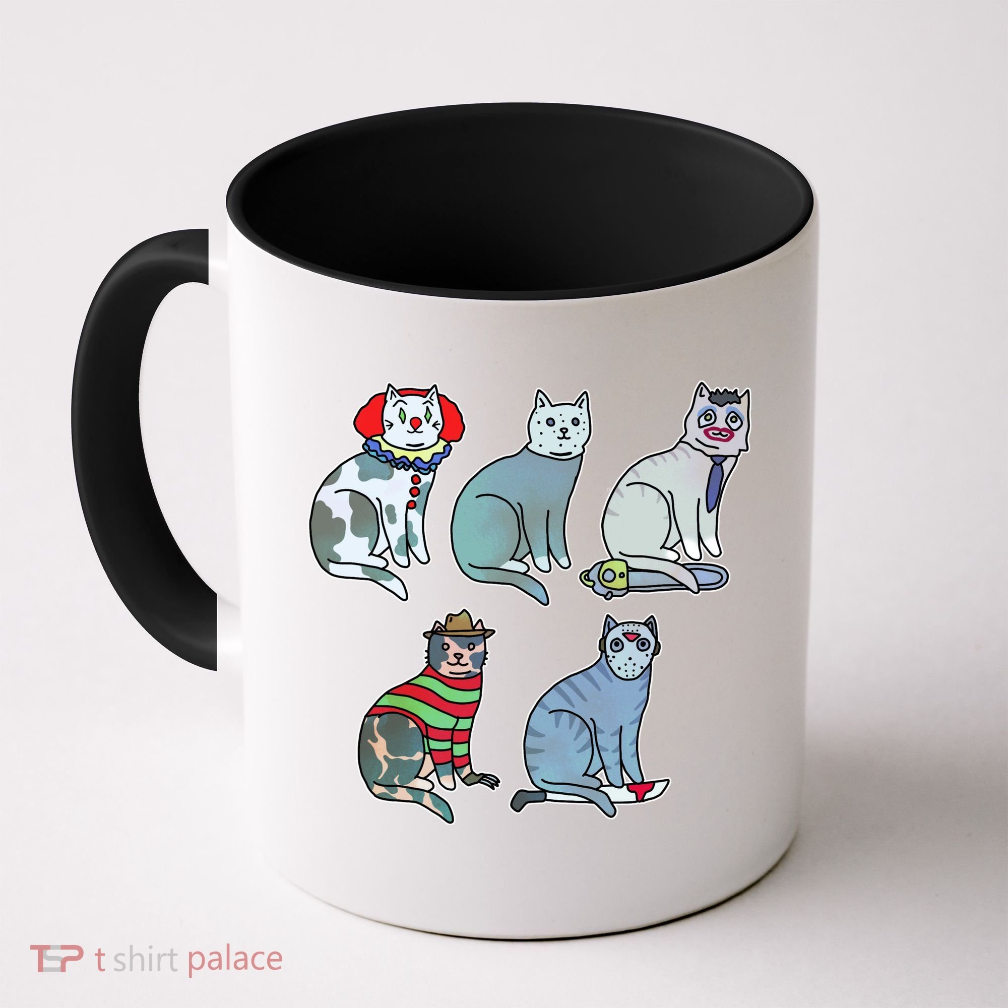 Horror Movie Cats Coffee Mug