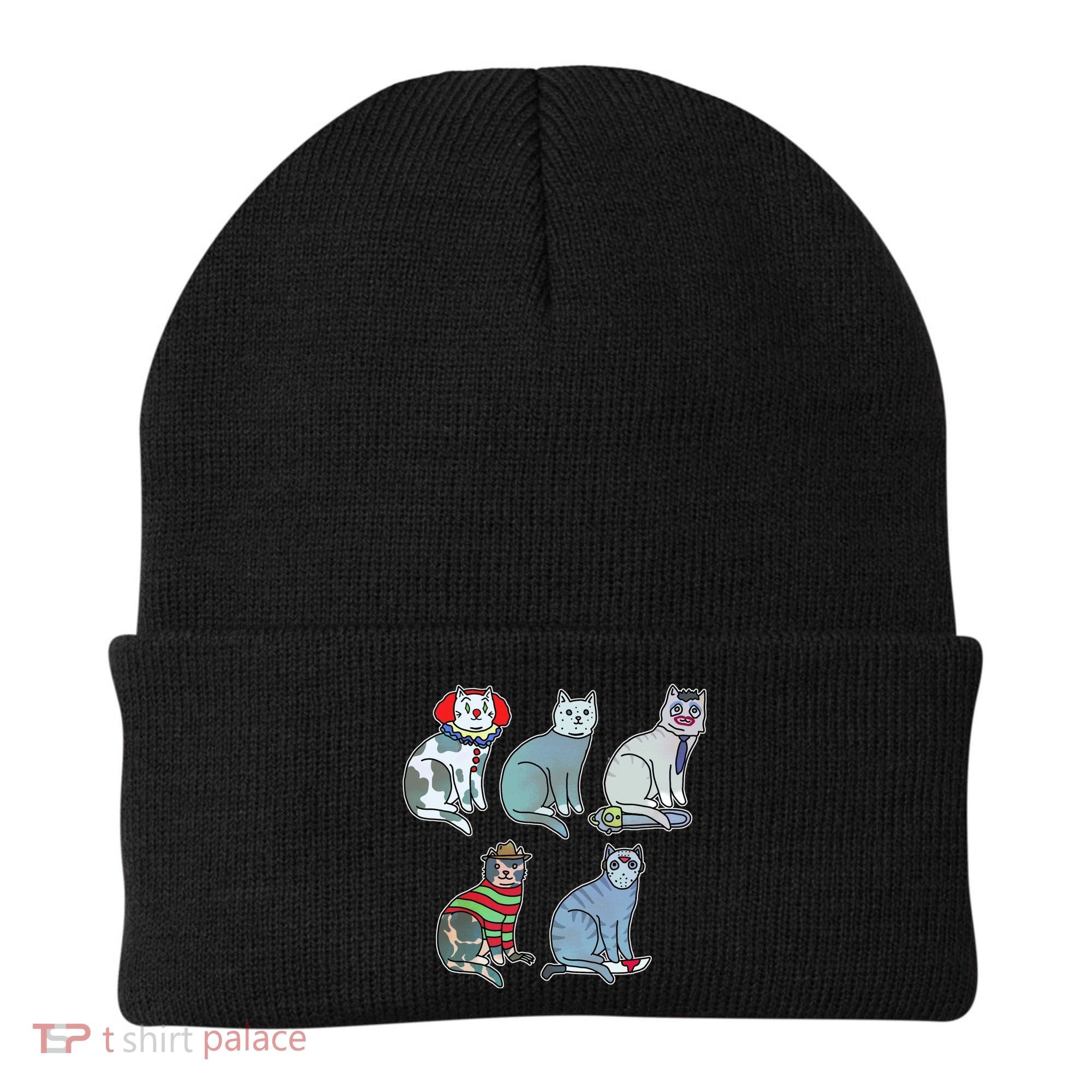 Horror Movie Cats Beanie
