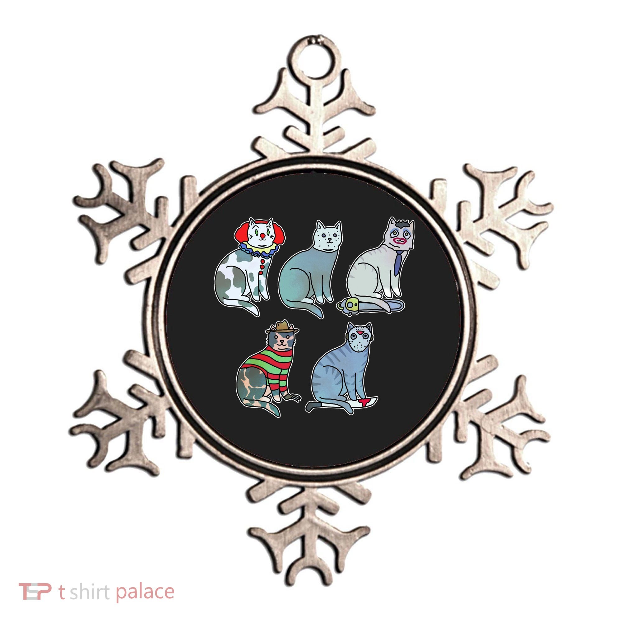 Horror Movie Cats Ornament