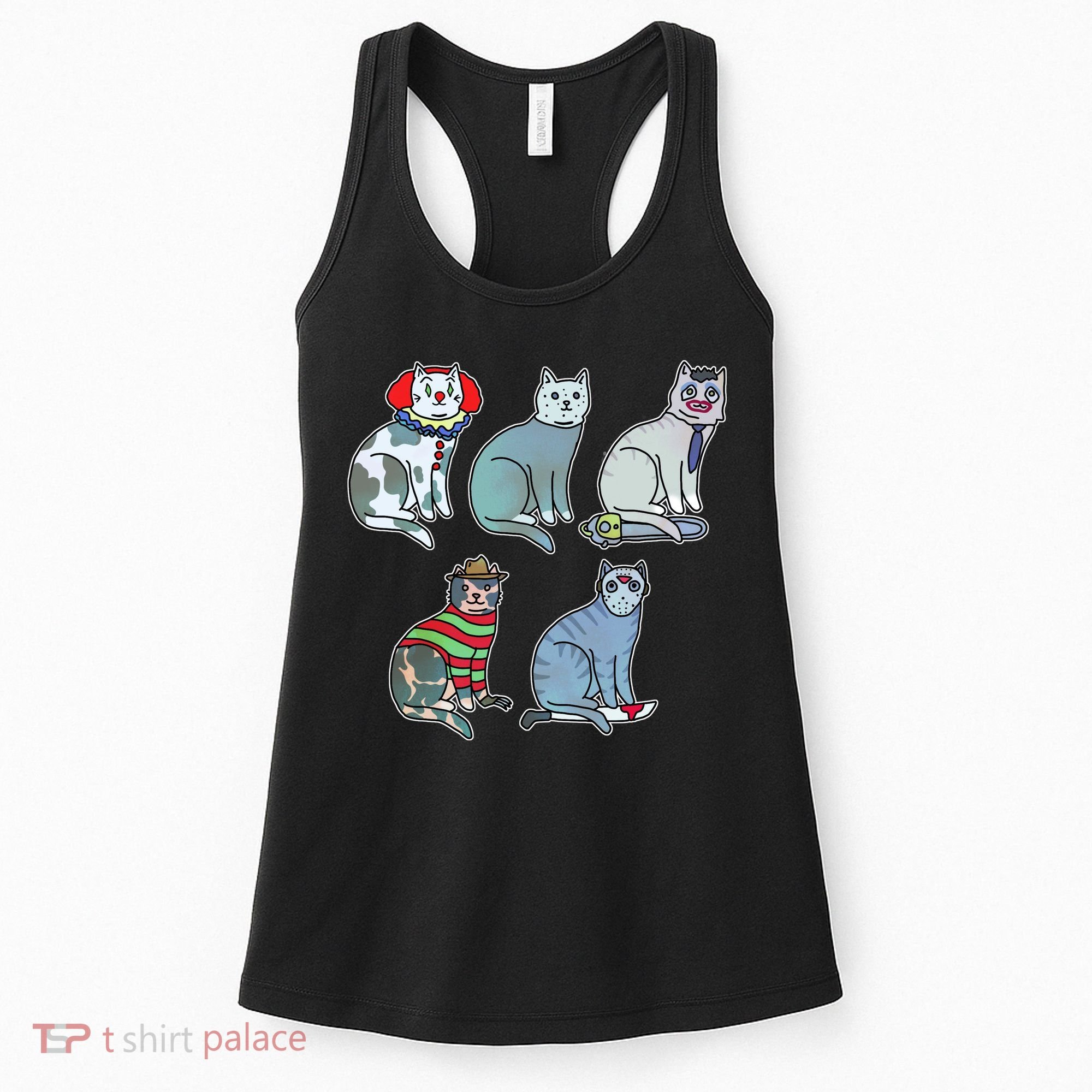 Horror Movie Cats Women's Tank Top